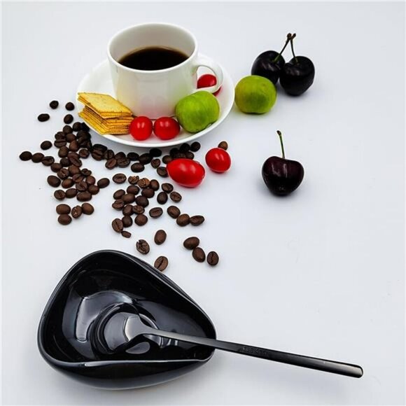 Ceramic Coffee Spoon Rest Mini Holder for Coffee Bar Station Decor Accessory - Picture 4 of 8